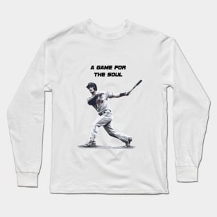 Baseball 'Game for the Soul' Swing G1 Long Sleeve T-Shirt